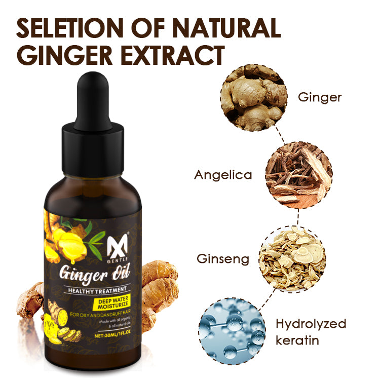 MX Gentle Ginger Hair Oil – Deep Water Moisturize & Healthy Hair Growth Treatment