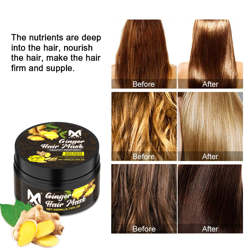 MX Gentle Ginger Hair Mask – Deep Water Moisturize & Healthy Repair Treatment